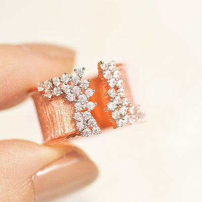 Open Zircon Ring