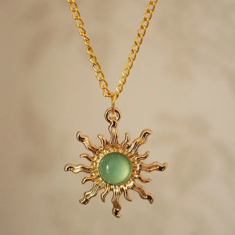 Gold Sunflower Sweet Earrings
