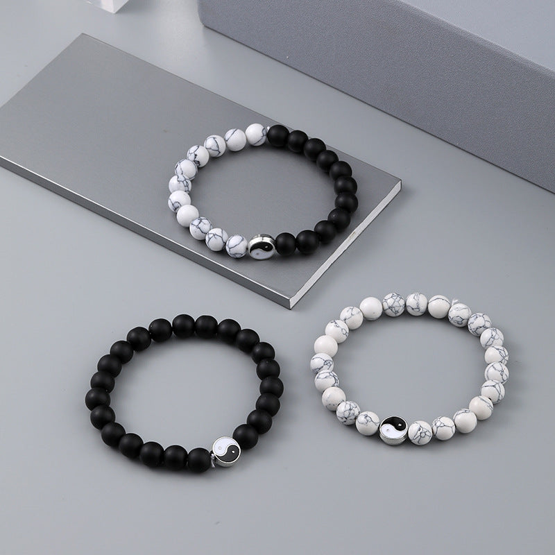 Tai Chi Frosted Handmade Bead Bracelet Bracelet