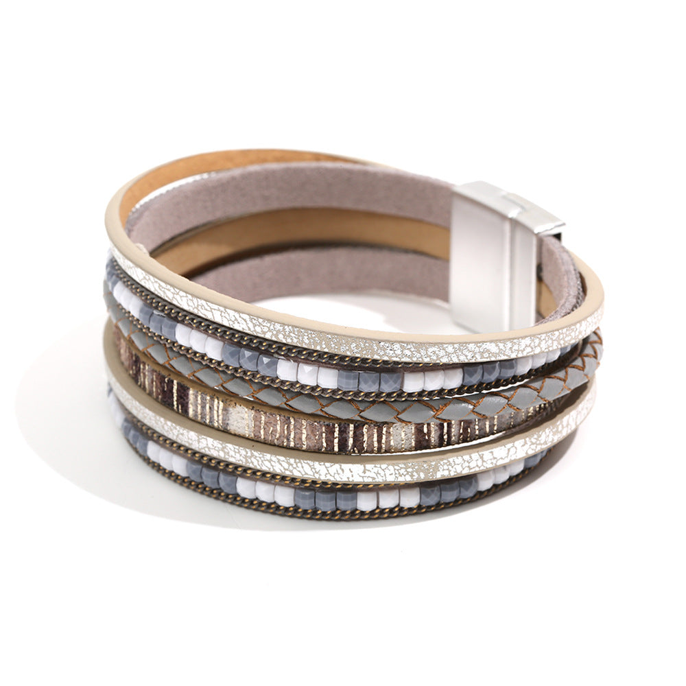 Multi-layer Leather Bracelet