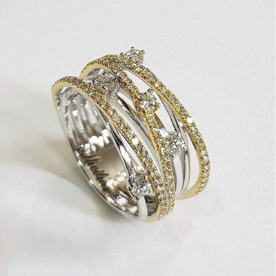 Cross Color Coded Ring