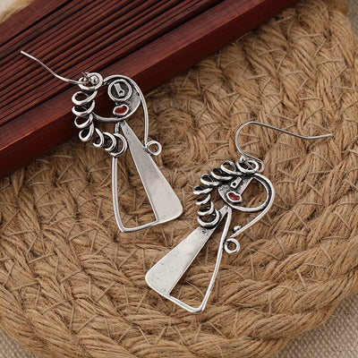 Retro Hip-hop Quirky Swing Earrings
