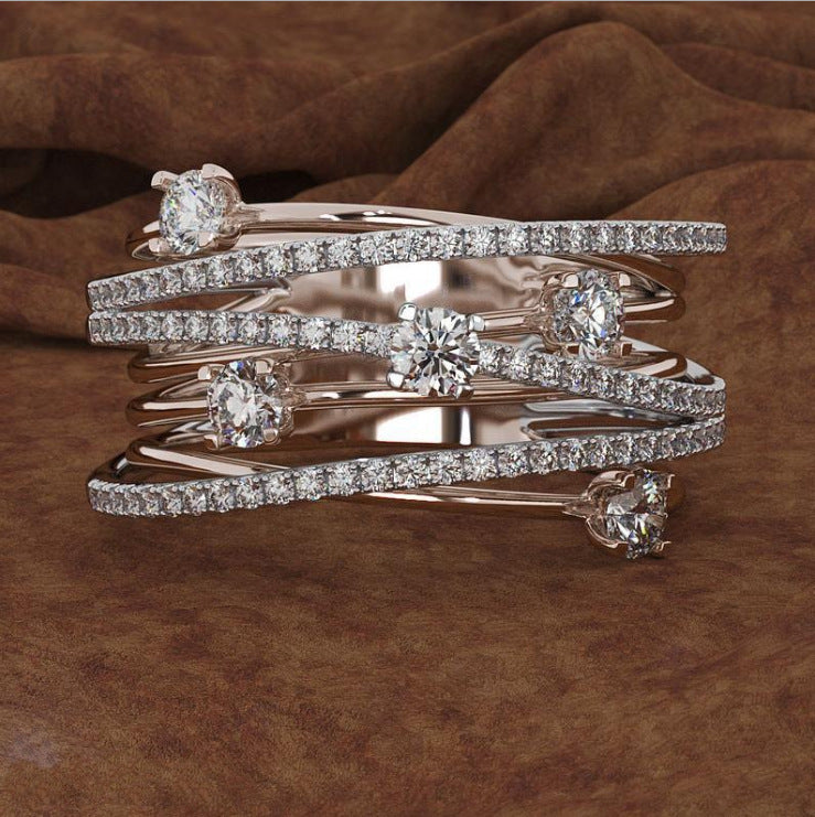 Cross Color Coded Ring