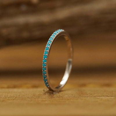 Turquoise Five Piece Ring Set