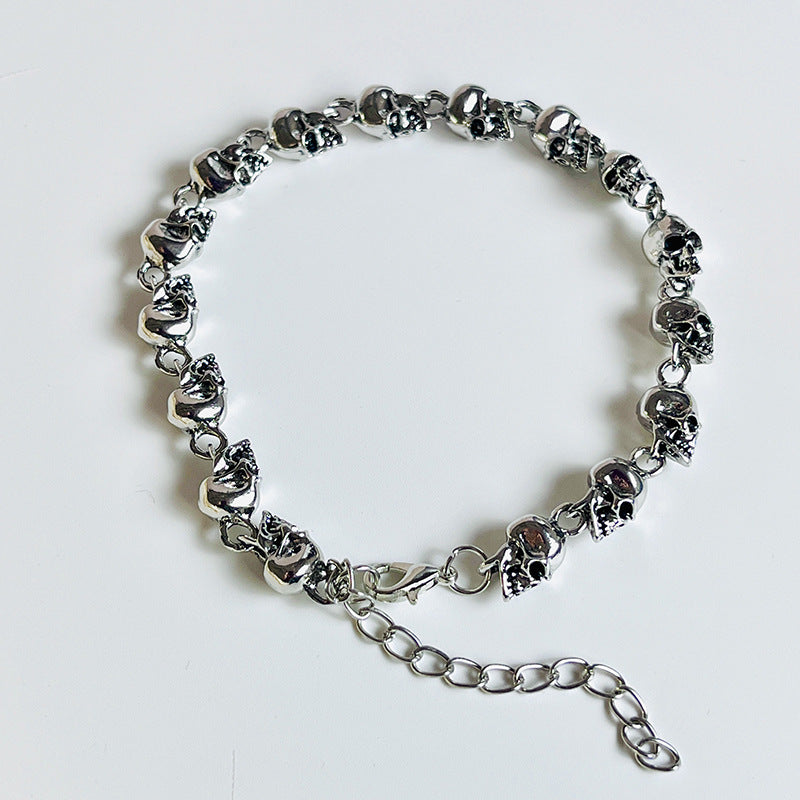 Halloween Skull Metal Trend And Charm Bracele