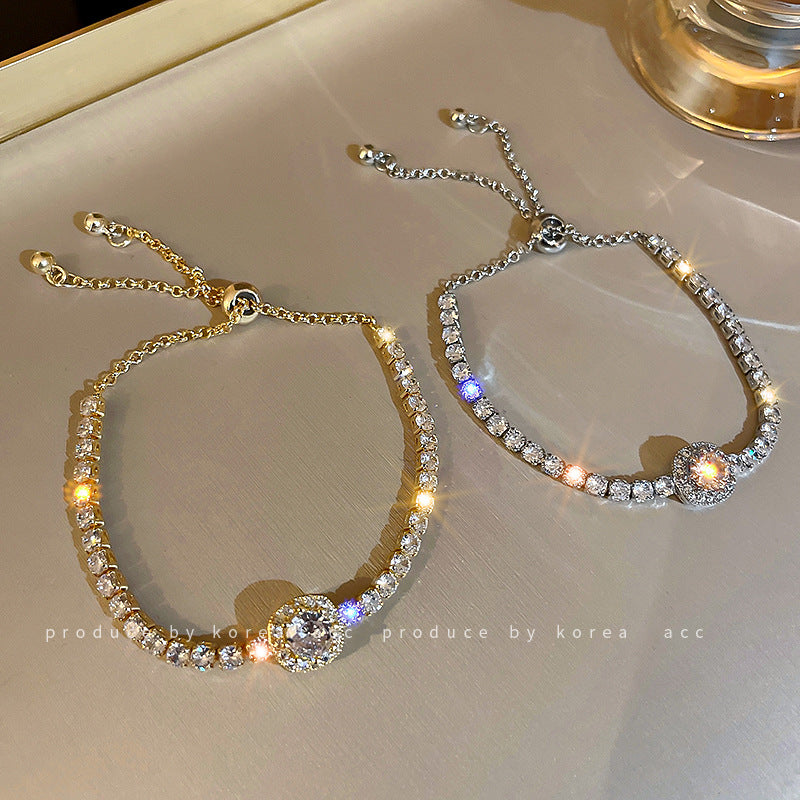 Square Diamond Studded Bracelet