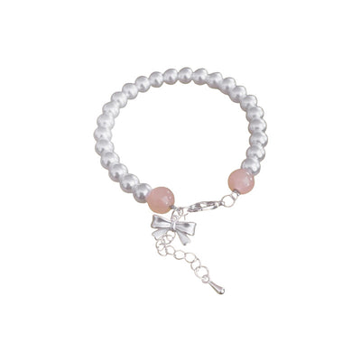 Butterfly Knot Pearl Bracelet