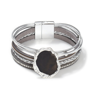 Magic Mirror Accessories Leather Bracelets