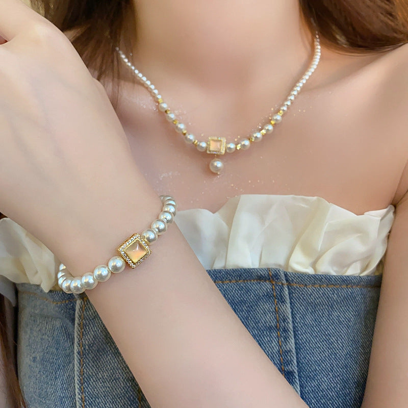 Cherry Blossom Pearl Necklace