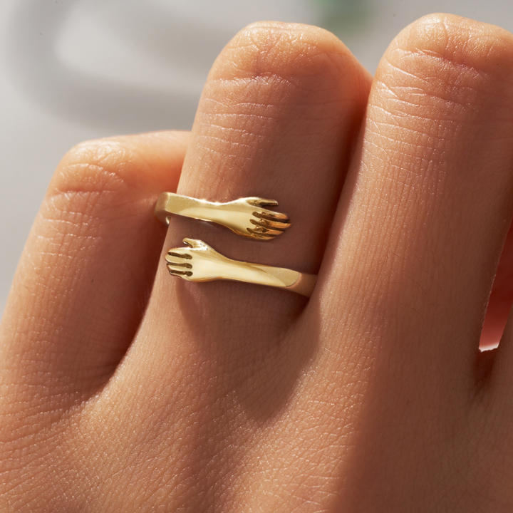 Bonus Daughter - I Didn't Give You Gift of Life - 925 Sterling Silver Hug Ring