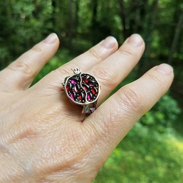 🔥Last Day 49% OFF🎁Pomegranate Ring