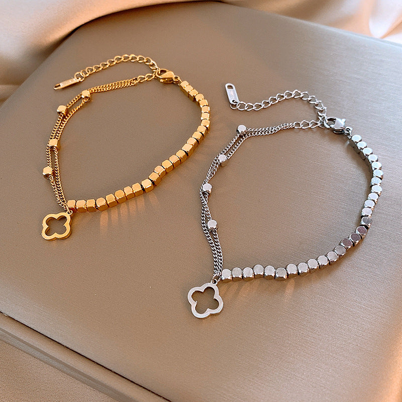 Flower Square Bracelet