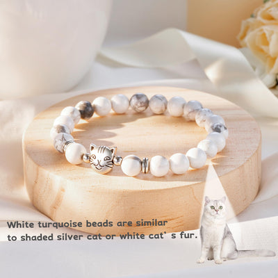 Nature Stone Bracelet Crazy Cat Lady Gifts