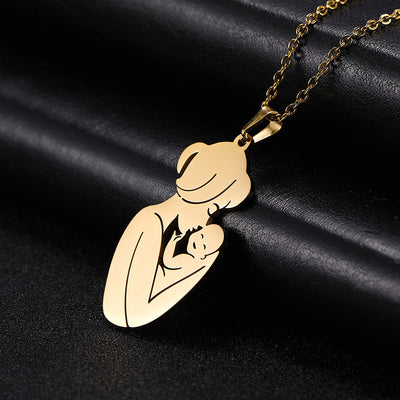 Mom And Baby Necklace