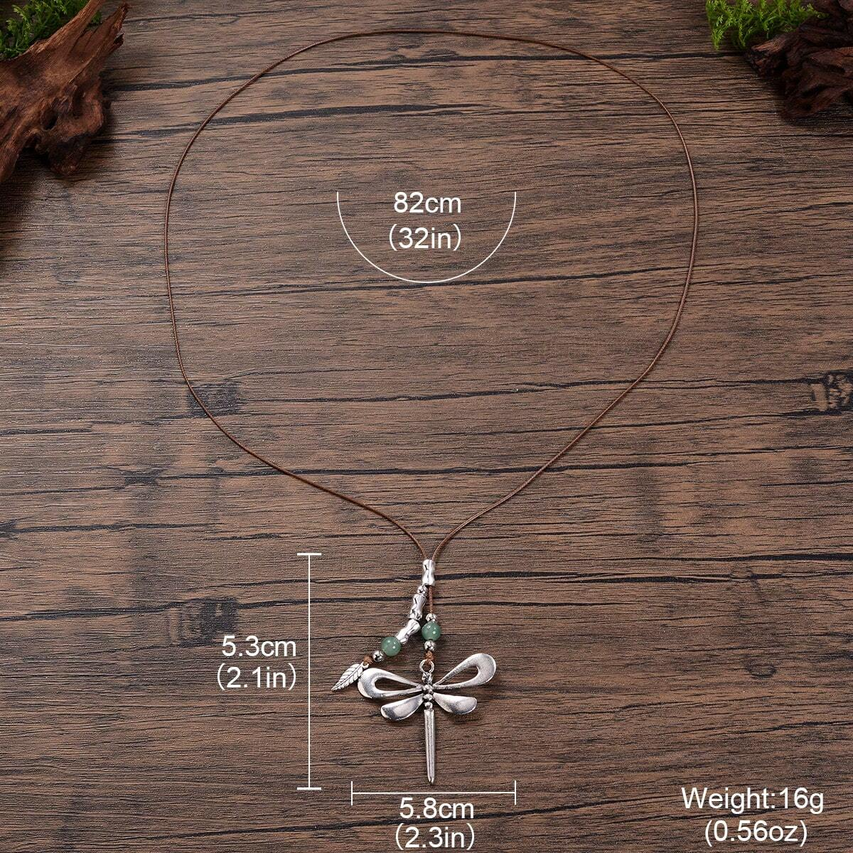 Mecseneg Gwyllt Hanesyddol Stil Dragonfly Penddelw Metel Cerdyn Gwlan.