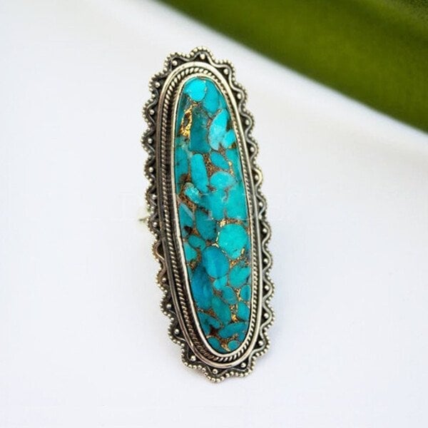 Diwrnod olaf - Disgownt o 49% 🎁 Ffwrnais Boho Las Gwyrdd Ymylol