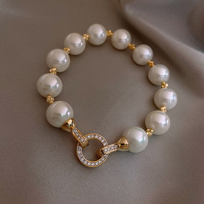 Circle Pearl Bracelet