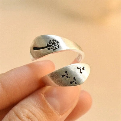 🔥Last Day 49% OFF🎁Hand Carved Dandelion Ring