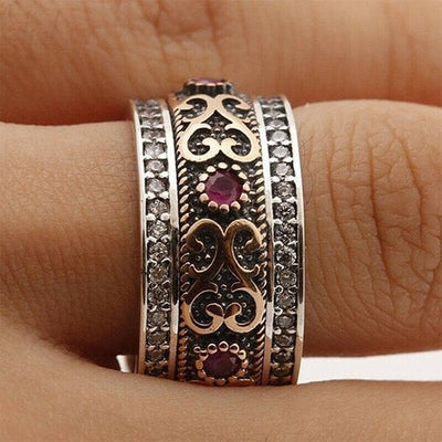 🔥Last Day 49% OFF🎁Antique Boho Gemstone Ring