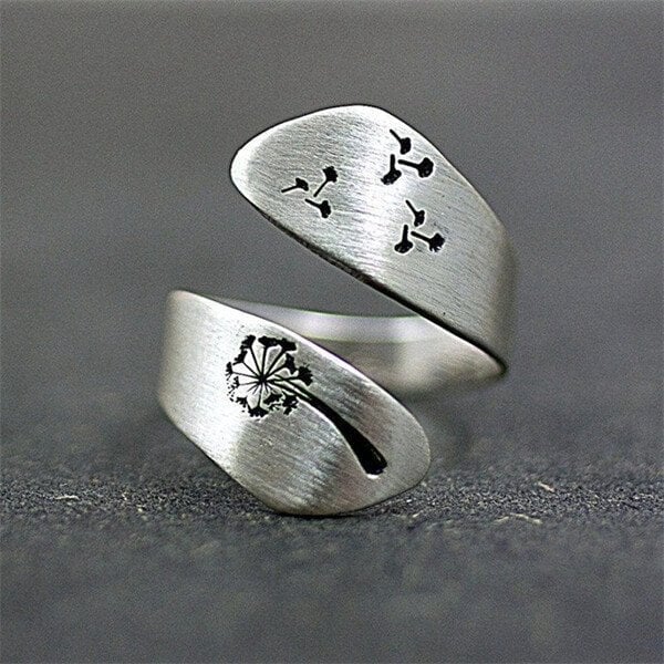 🔥Last Day 49% OFF🎁Hand Carved Dandelion Ring