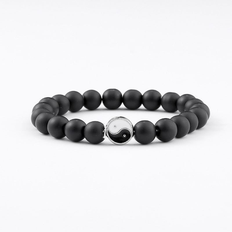 Tai Chi Frosted Handmade Bead Bracelet Bracelet