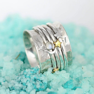 🔥Last Day 49% OFF🎁Star Moon Sun Ring