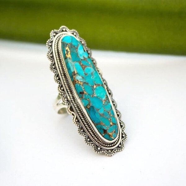 Diwrnod olaf - Disgownt o 49% 🎁 Ffwrnais Boho Las Gwyrdd Ymylol