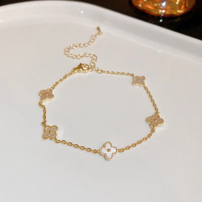 Zircon Flower Bracelet