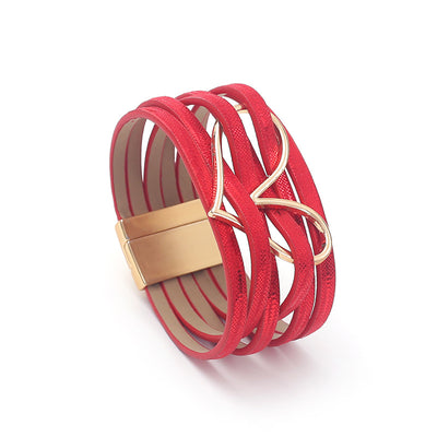 Colorful Multi-layer Leather Bracelets