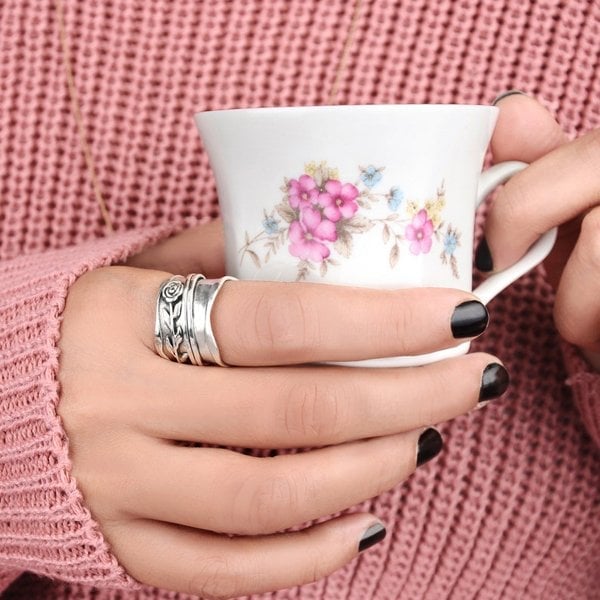 🔥Last Day 49% OFF🎁Rose Spinner Ring