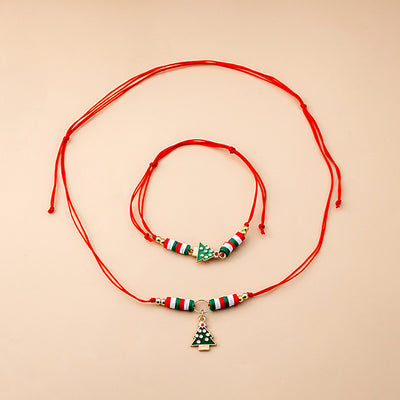 Christmas Oil Drop Bell Necklace