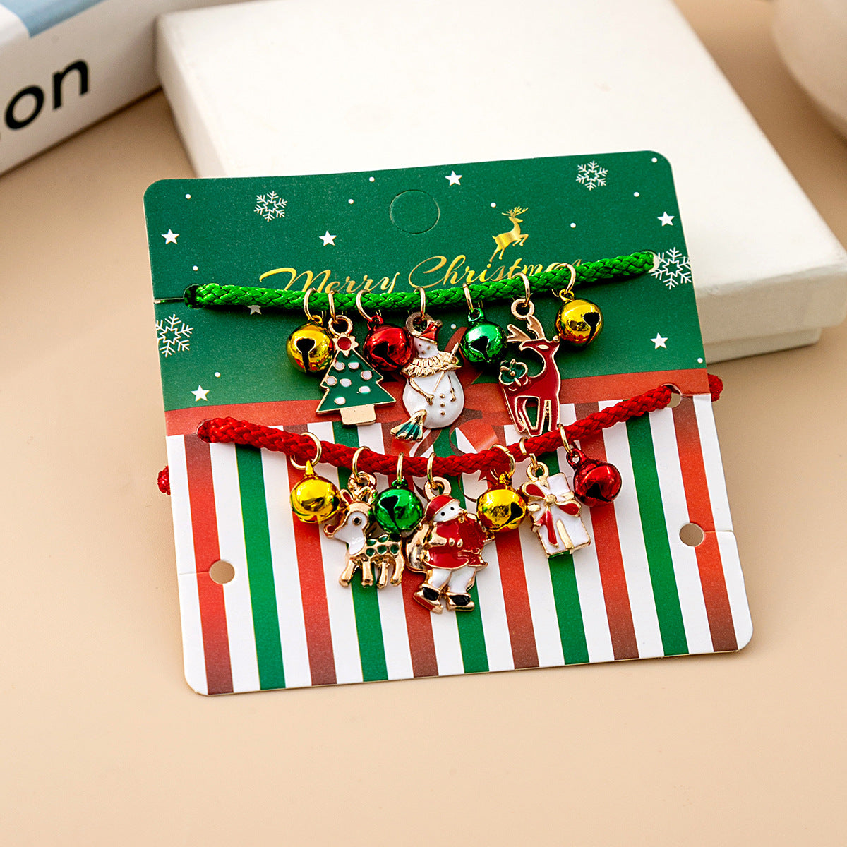 Christmas Deer Bell Bracelet