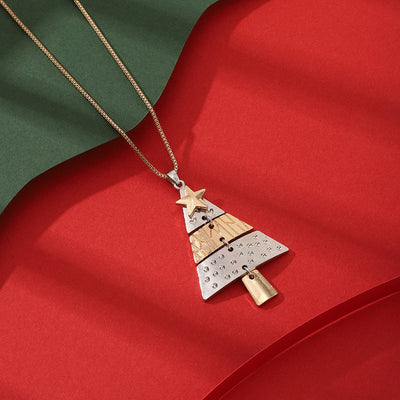 Christmas Pine Tree Necklace
