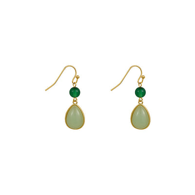 Hollow Water Droplet Earrings