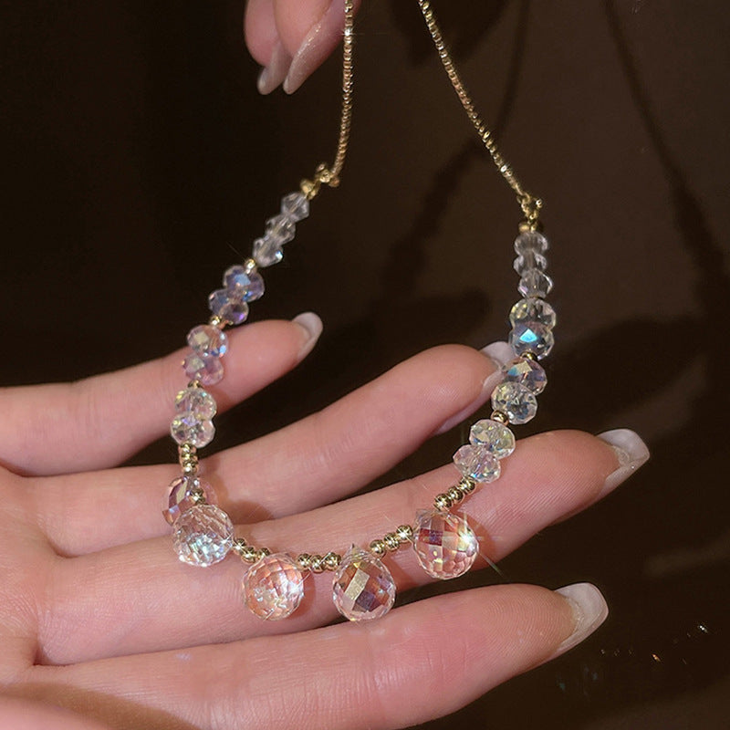 Sparkling Sweet  Crystal Adjustable Bracelet