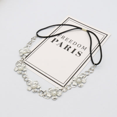 Pearl Small Flower Headband
