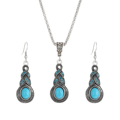 Set Clecs Cristal Turquesa Vintage