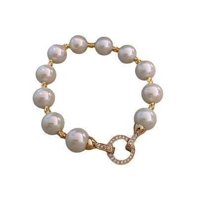 Circle Pearl Bracelet