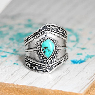🔥Last Day 49% OFF🎁Boho Turquoise Ring