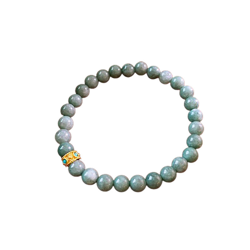 Vintage Beaded Natural Stone Bracelet