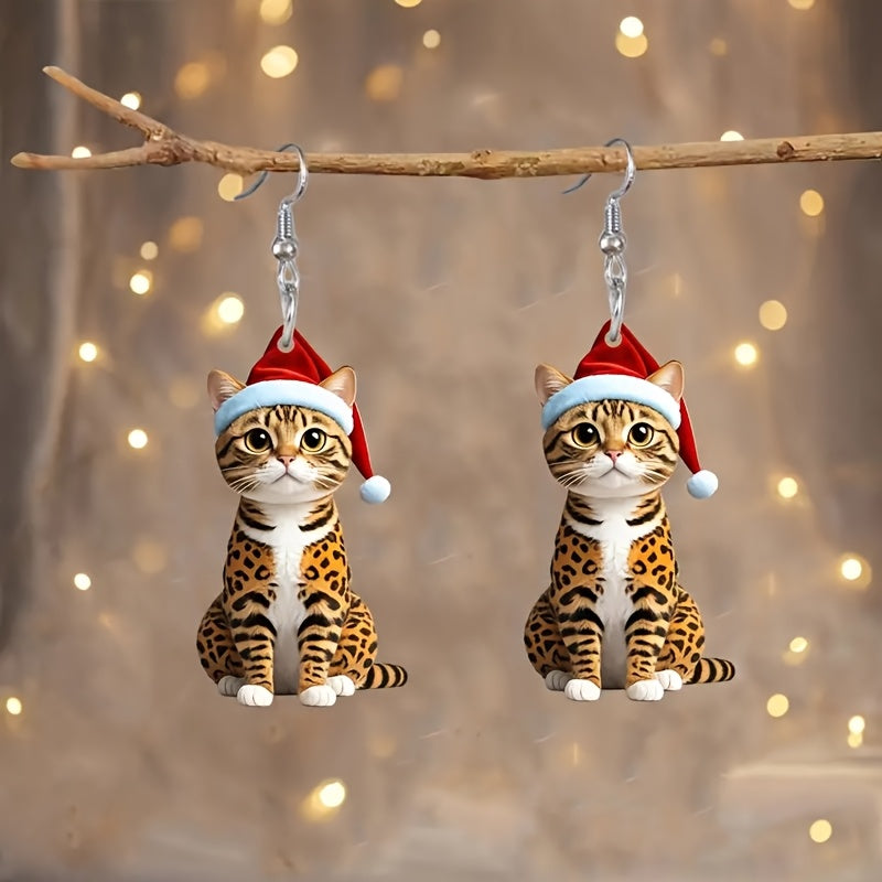 Gwisg Nadolig Cynhyrchu Cartŵn Clustiau Ocelot
