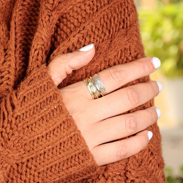 🔥Last Day 49% OFF🎁Moonstone Meditation Ring
