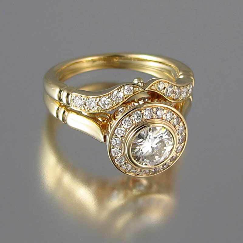 14k Gold Diamond Ring