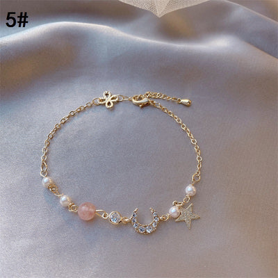 Baroque Freshwater Pearl Crystal Bracelet