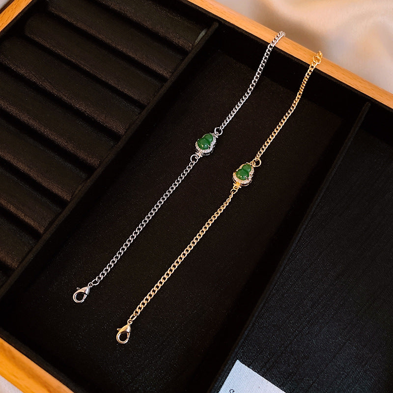 Zircon Resin Gourd Bracelet