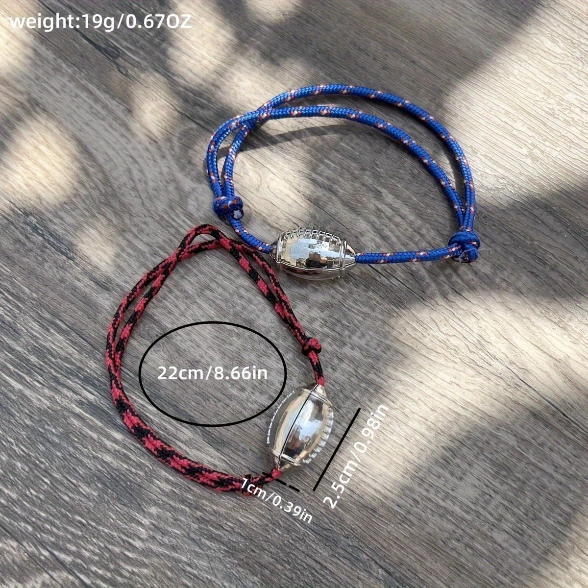 Woven Rugby Bracelet