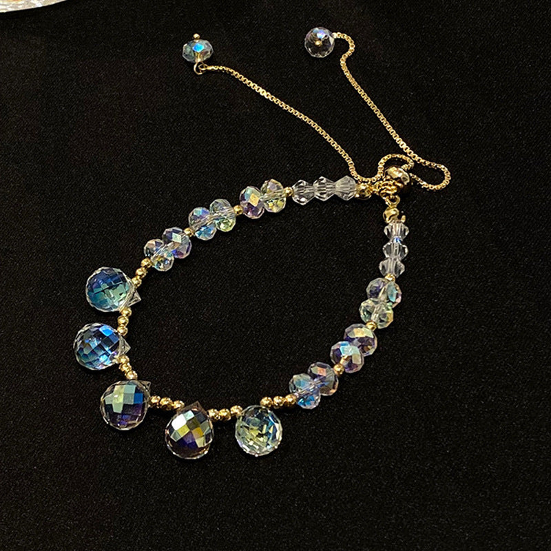 Sparkling Sweet  Crystal Adjustable Bracelet
