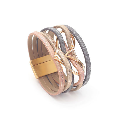 Colorful Multi-layer Leather Bracelets