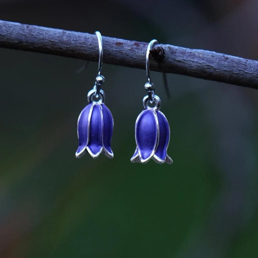 Clocs Lliwgar Newydd Temperament Gwyllt Blodyn Orchid Earingau Pendentif
