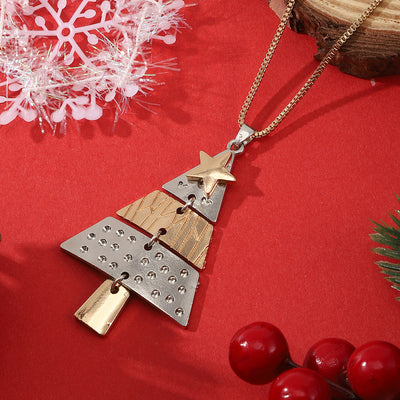 Christmas Pine Tree Necklace